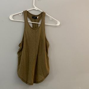 BDG Olive Green Racerback Tank Top XS